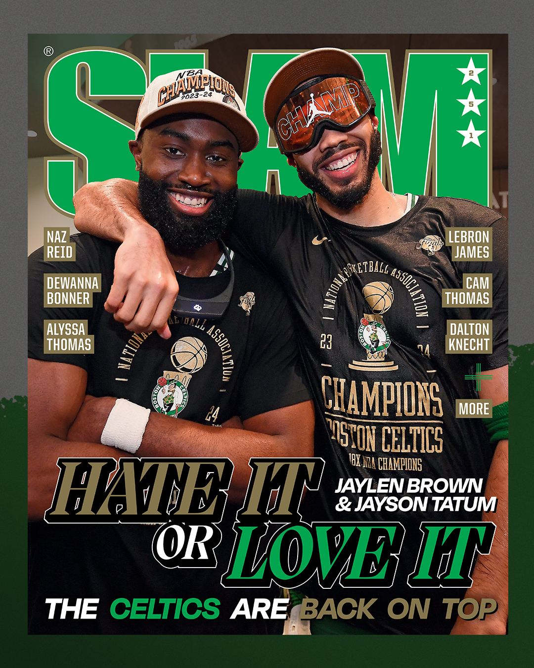 The Champs Are Here: The Boston Celtics Cover SLAM 251