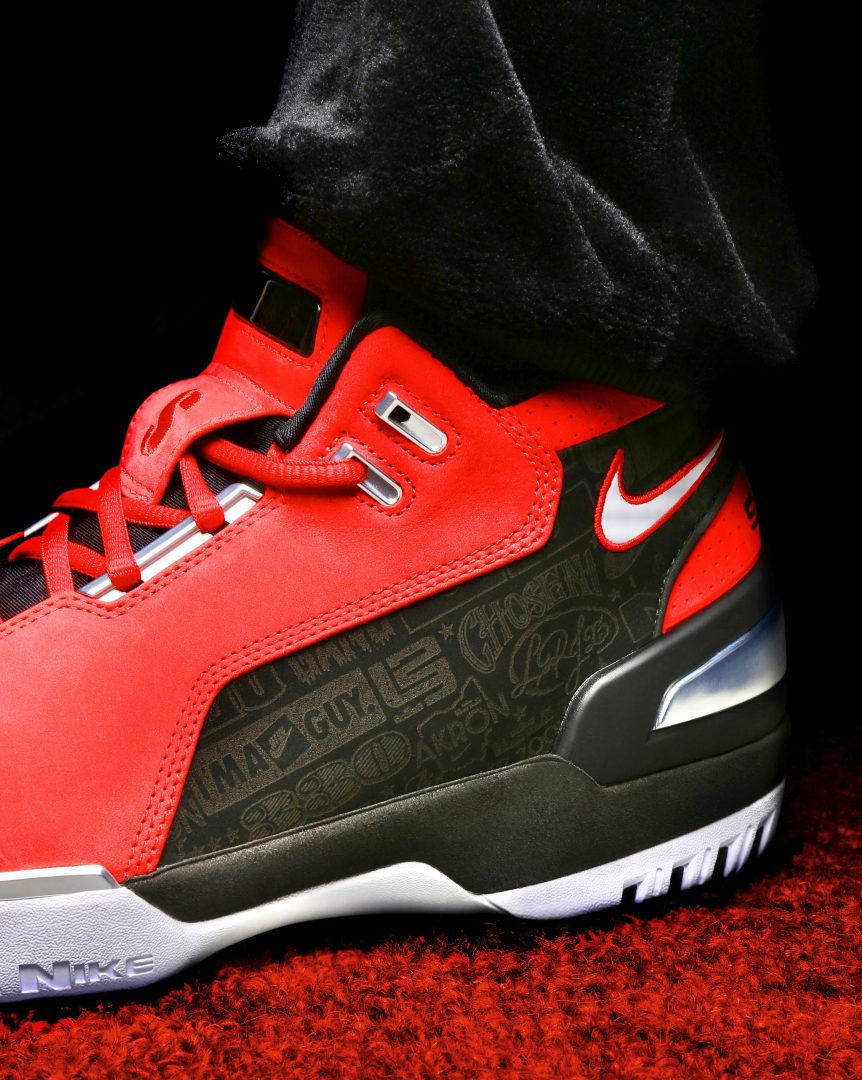 Lebron 1 red on sale