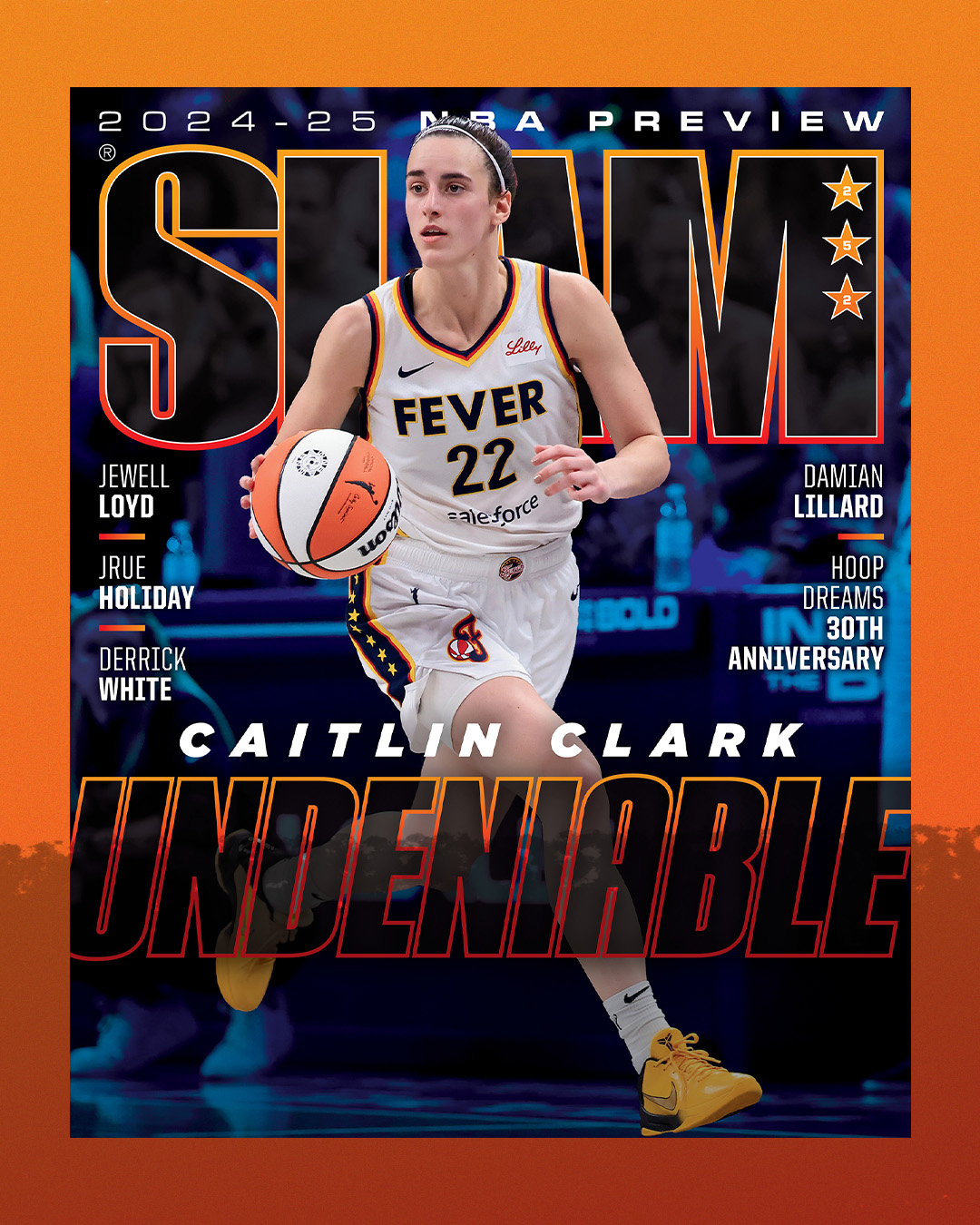 Simply Undeniable: Indiana Fever Star Caitlin Clark Covers SLAM 252