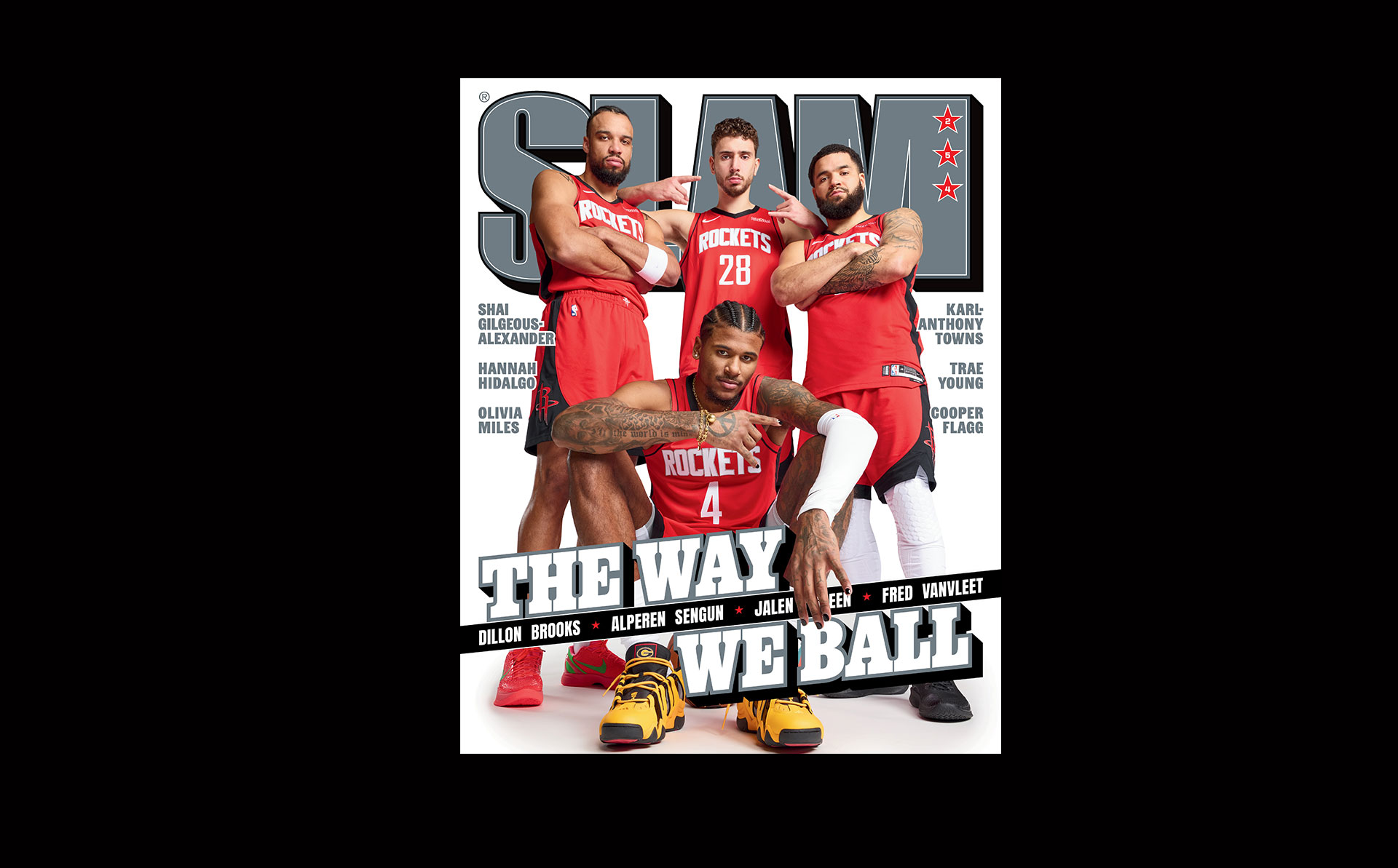 Houston Rockets Cover SLAM 254