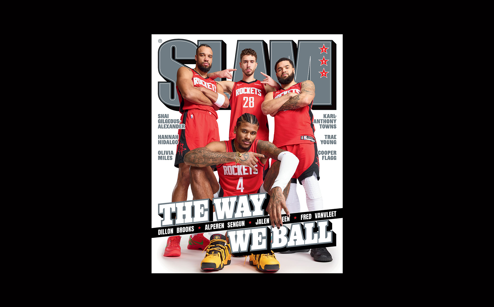 Houston Rockets Cover SLAM 254